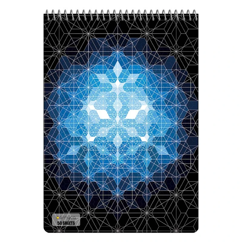 دفتر نقاشی 50 برگ سیمی کارنیکا طرح پترن هندسی Geo Pattern کد 94025