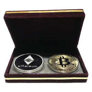 دکوری مدل بیت کوین و اتریوم فلزی