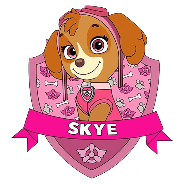  استیکر پارچه و لباس پاد آفرین طرح سگهای نگهبان کد 4628