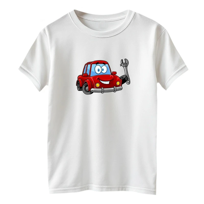 تی شرت آستین کوتاه بچگانه مدل ماشین ها کد 06