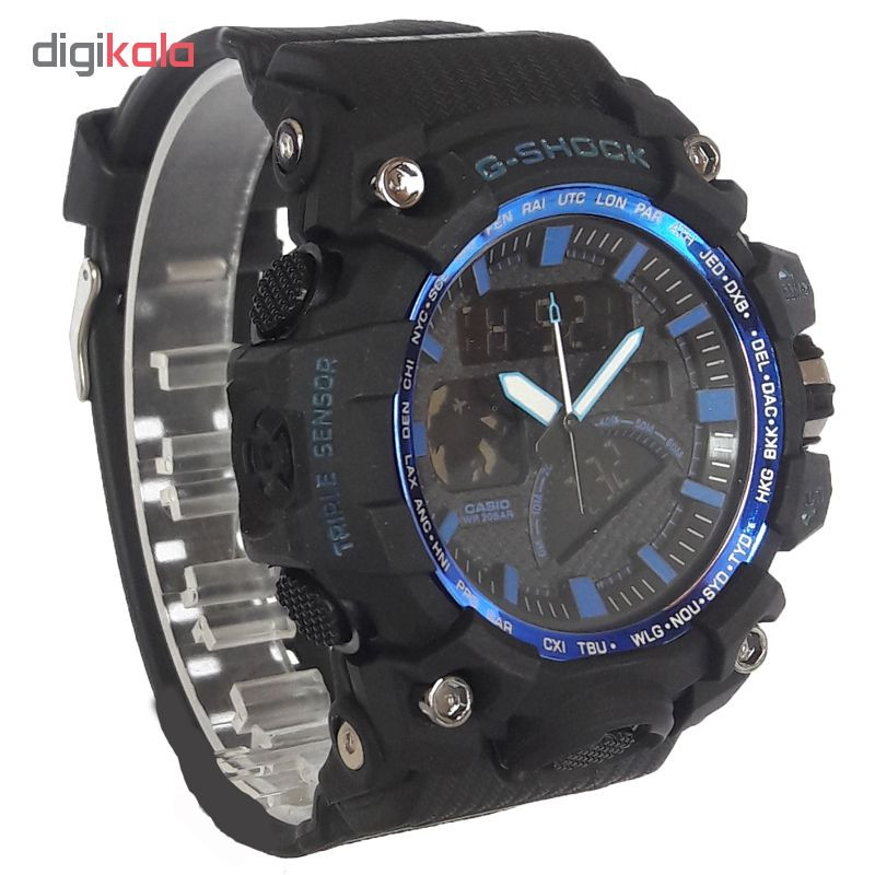 ساعت مچی دیجیتال مردانه مدل G-SH 1177 / ME-AB به همراه دستمال مخصوص نانو برند کلیر واچ ساعت مچی دیجیتال مردانه مدل G-SH 1177 / ME-AB به همراه دستمال مخصوص نانو برند کلیر واچ