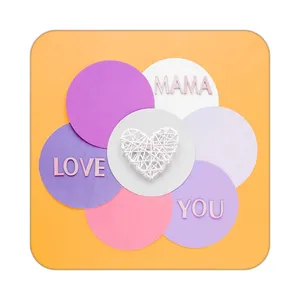 زیر لیوانی کاکتی طرح عاشقانه مدل mp40299