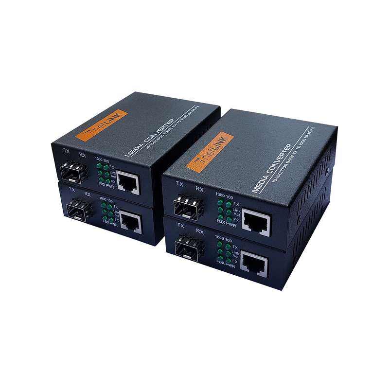 مدیاکانورتر نت لینک مدل HTB-GSFP-01 بسته 4 عددی مدیاکانورتر نت لینک مدل HTB-GSFP-01 بسته 4 عددی
