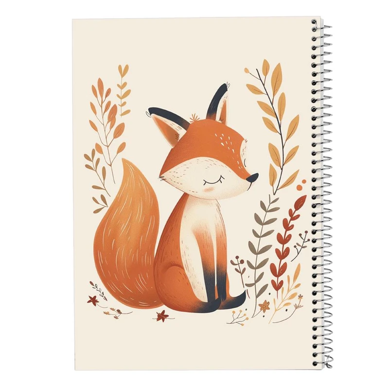 دفتر ژورنال نویسی 50 برگ مدوپد مدل نقطه ای طرح موجودات فانتزی کد DF17059