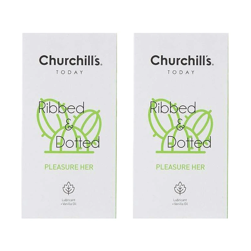 کاندوم چرچیلز مدل Sh0053.2 مجموعه 2 عددی 