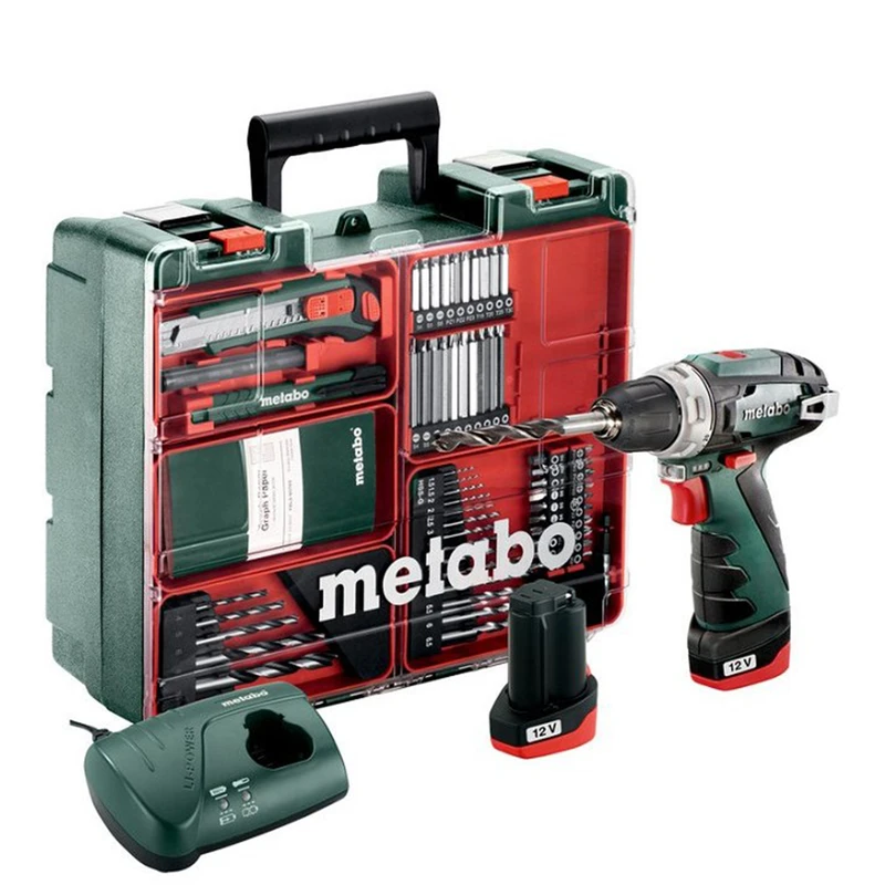 مجموعه 73 عددی دریل چکشی متابو مدل powermaxx bs