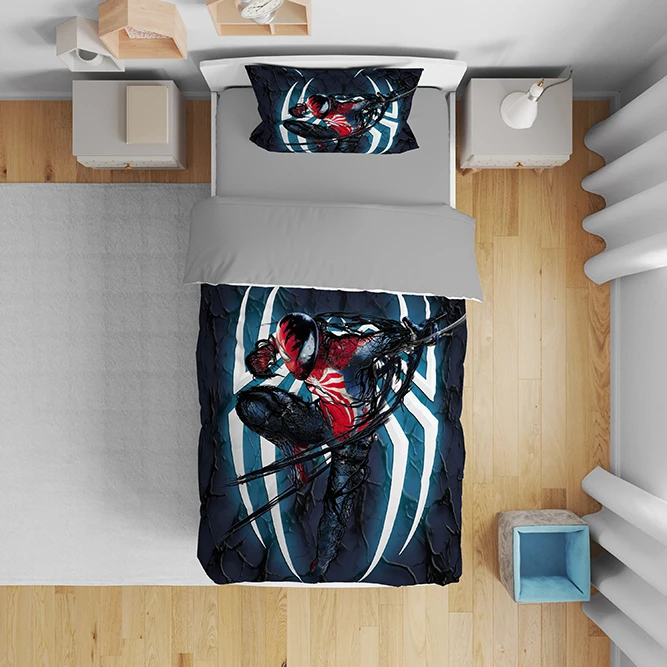 سرویس روتختی مدل مرد عنکبوتی 5174 تک نفره 5 تکه