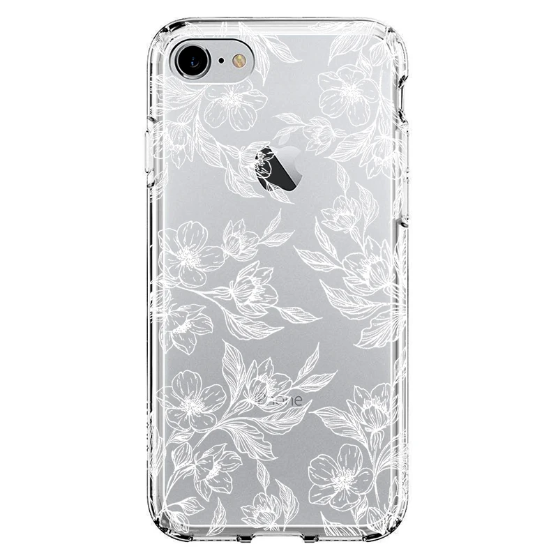 کاور مگافون طرح گل مدل C50-W مناسب برای گوشی موبایل اپل iPhone SE 2020 / SE 2	