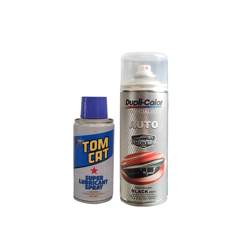 اسپری چراغ دودی و پاک کننده چندمنظوره تام کت مدل dudi2 حجم 400 میلی لیتر مجموعه 2 عددی