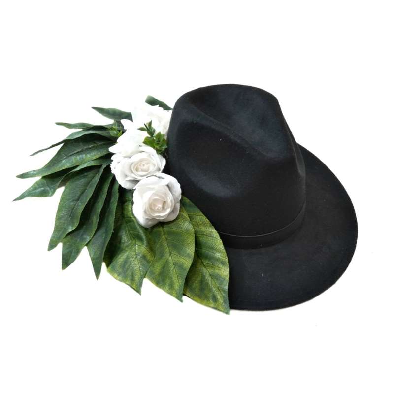 کلاه زنانه مدل فدورا دیزاین شده کد Zh0010