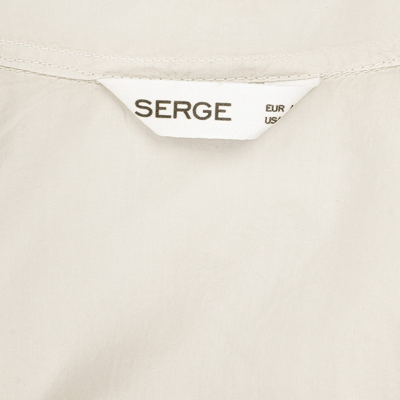 شومیز آستین بلند زنانه سرژه مدل 207353 رنگ کرم