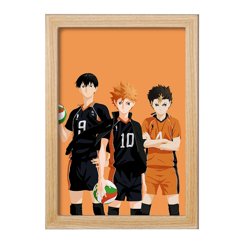 تابلو خندالو مدل انیمه آبشار سرنوشت هایکیو کاگیاما  کد 10088