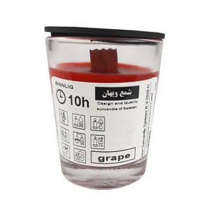 شمع لیوانی ویهان مدل سویا وکس رایحه انگور