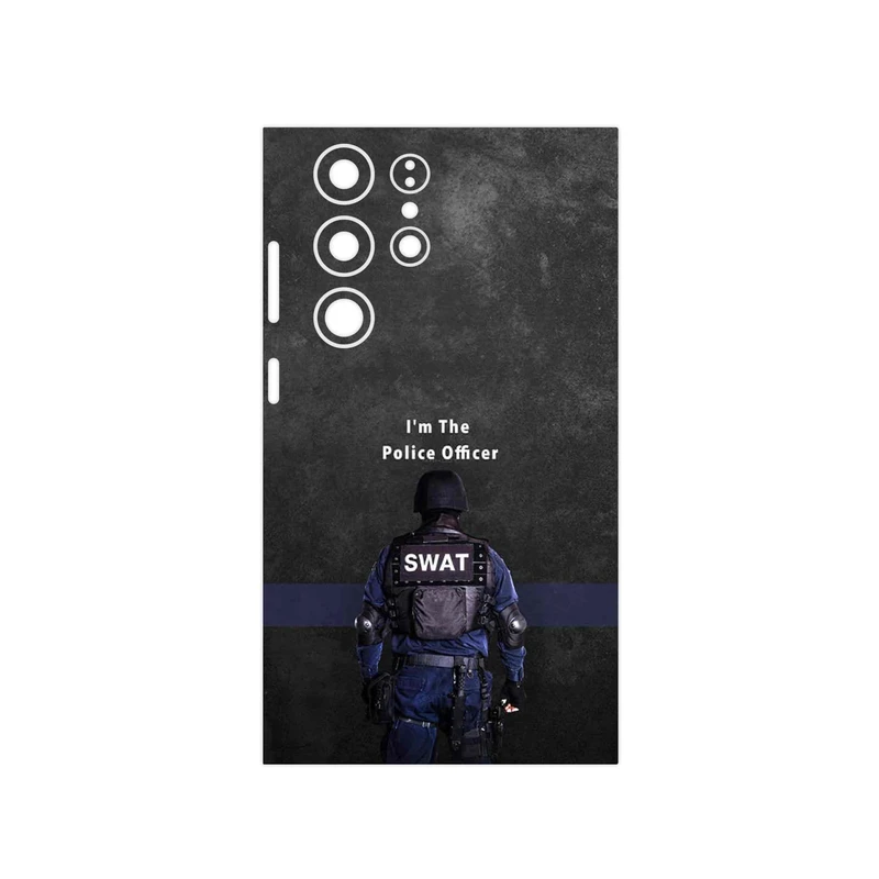 برچسب پوششی ماهوت مدل Police Officer مناسب برای گوشی موبایل سامسونگ Galaxy S23 Ultra