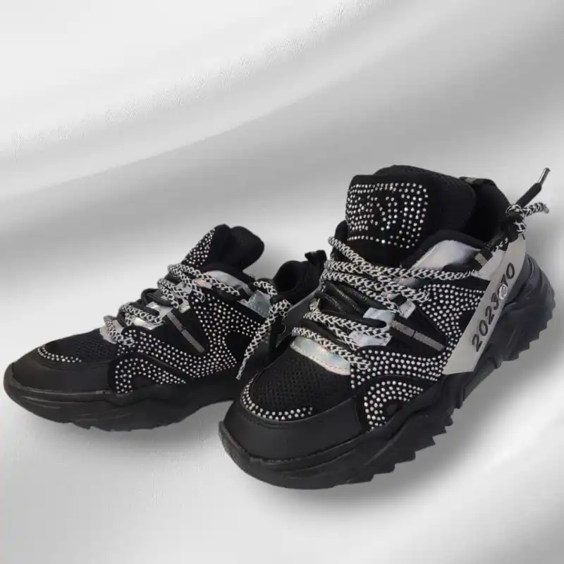 کفش پیاده روی دخترانه مدل نگین دار