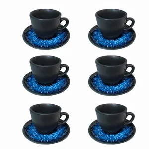 سرویس قهوه خوری 12 پارچه مدل مات کهکشانی