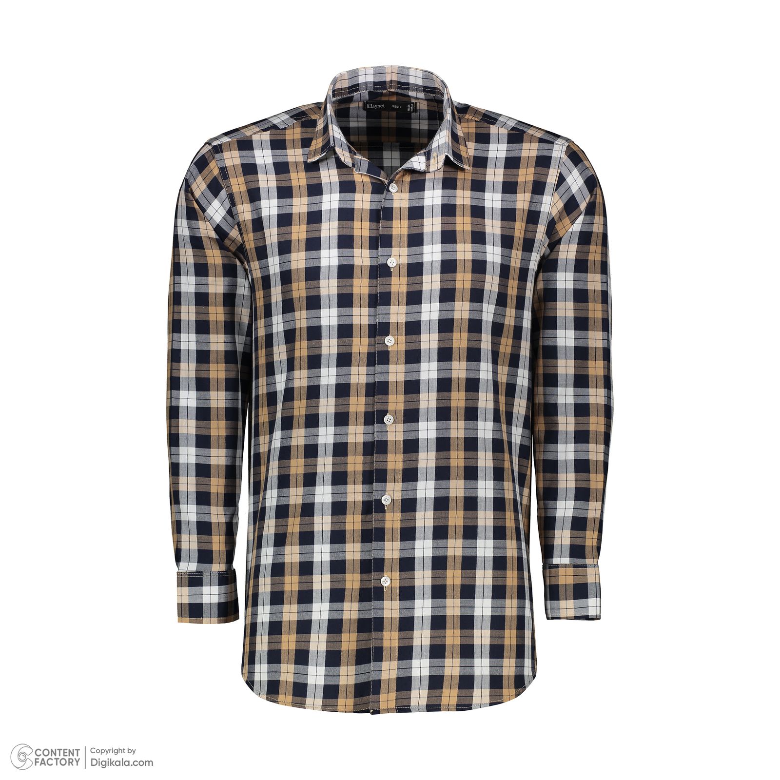 پیراهن آستین بلند مردانه باینت مدل 2261702-16 -  - 2