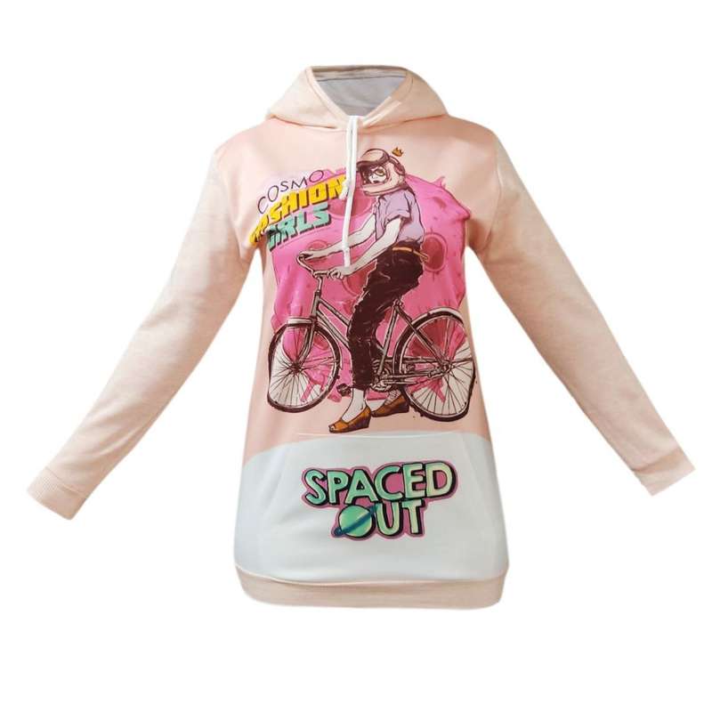 هودی زنانه مدل Bicycle
