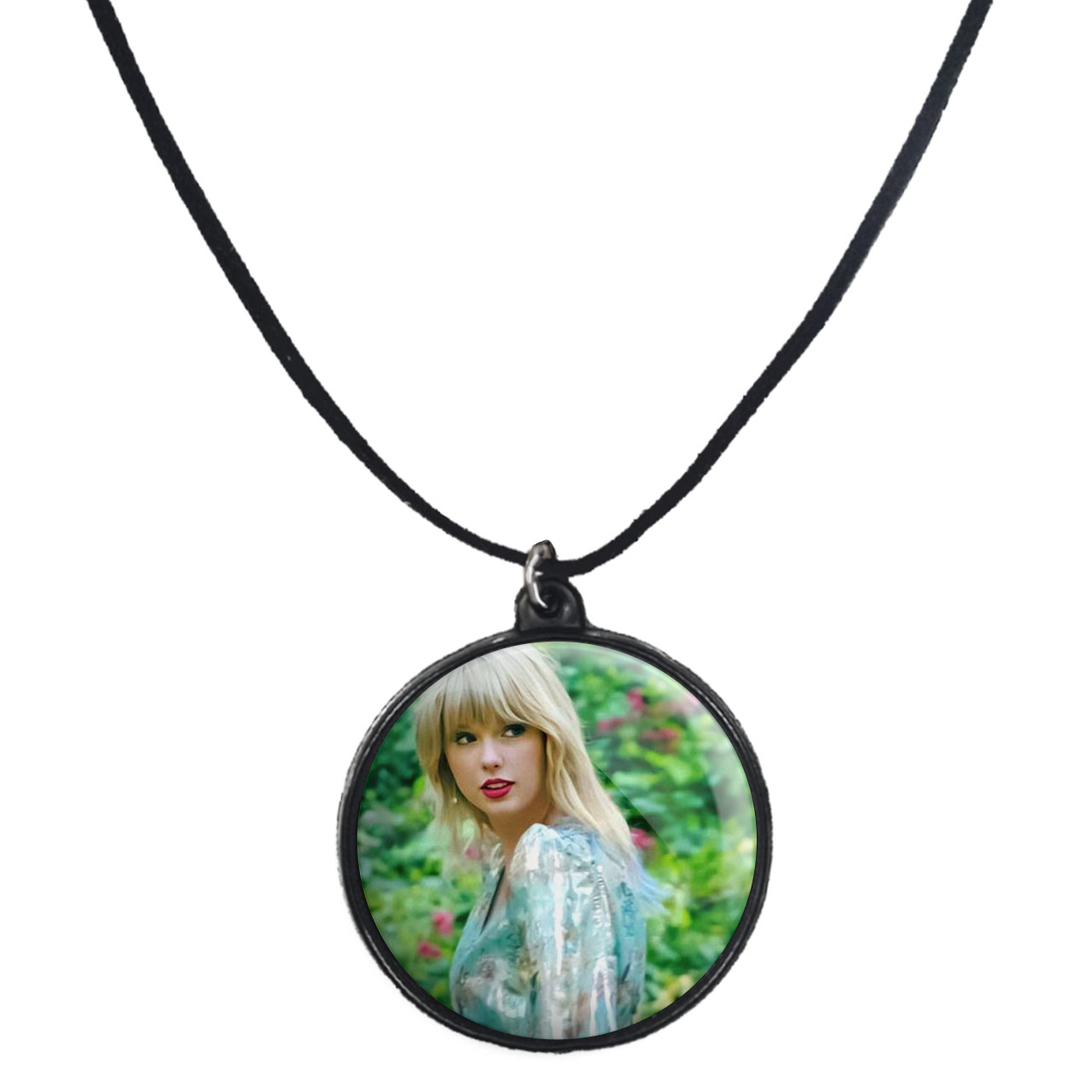 گردنبند پرمانه طرح تیلور سویفت کد pmb.2851 مدل دو طرفه