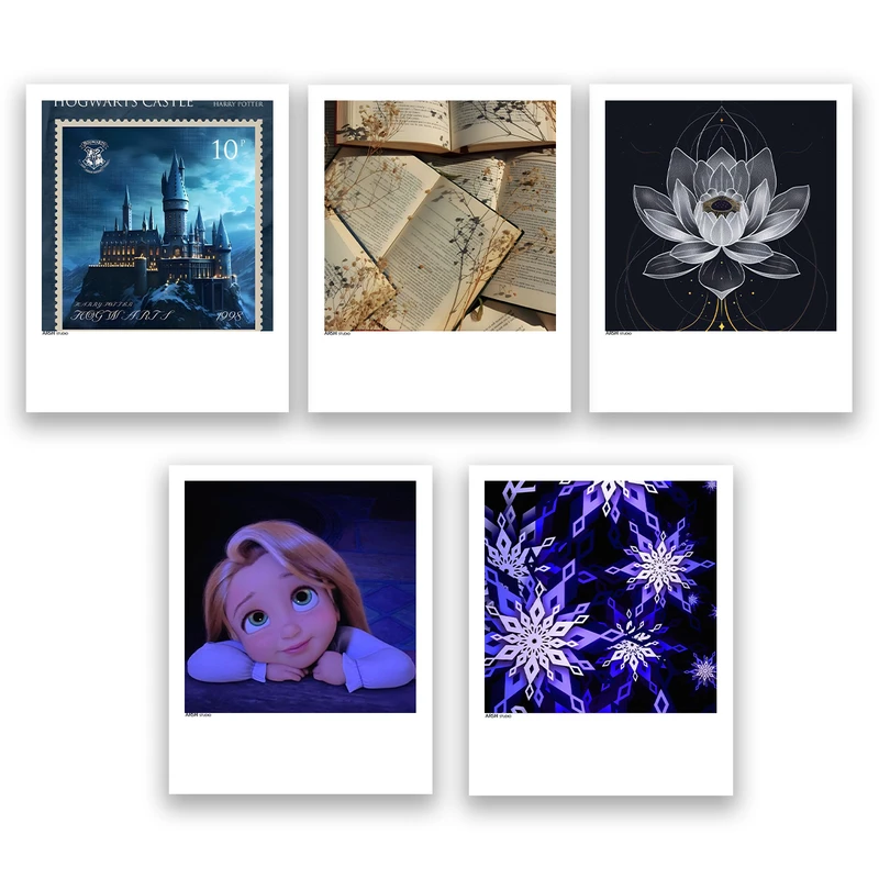 آویز تزیینی عرش مدل فانتزی کد Asa1028 مجموعه پنج عددی