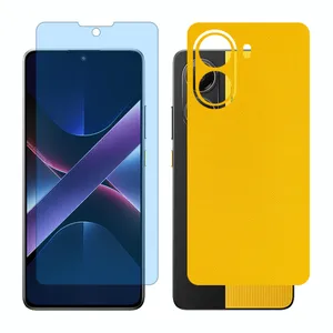 Glass Together model anti blue screen protector suitable for Xiaomi Poco X7 Pro mobile phone with back cover sticker