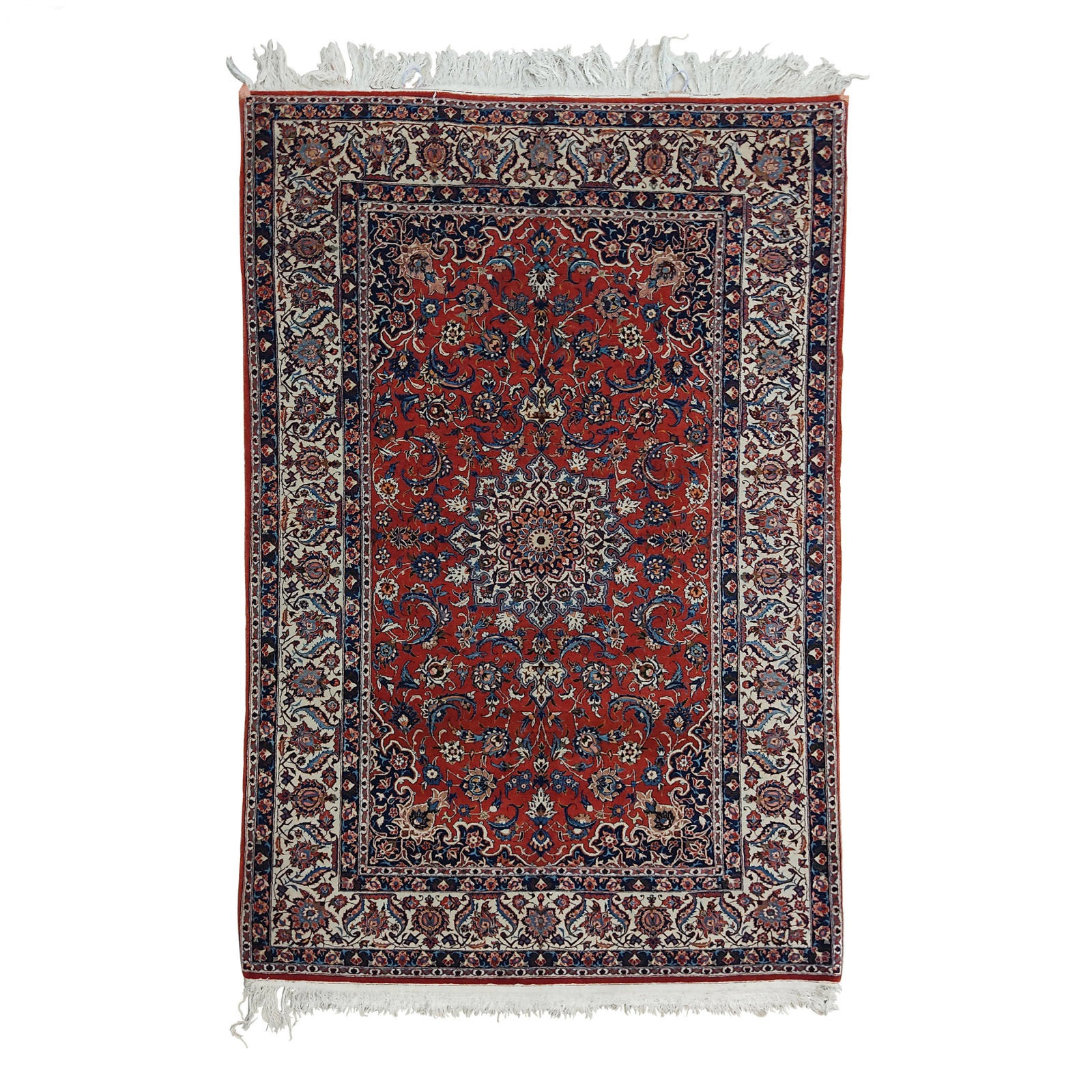 فرش قدیمی دستباف سه و نیم متری کد G-512