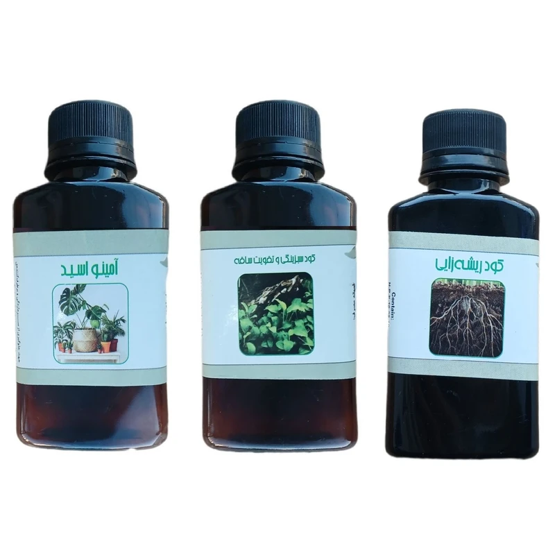 کود مایع امینو اسید و سبزینگی و تقویت ساقه و ریشه زایی مدل life drop حجم 110 میلی لیتر