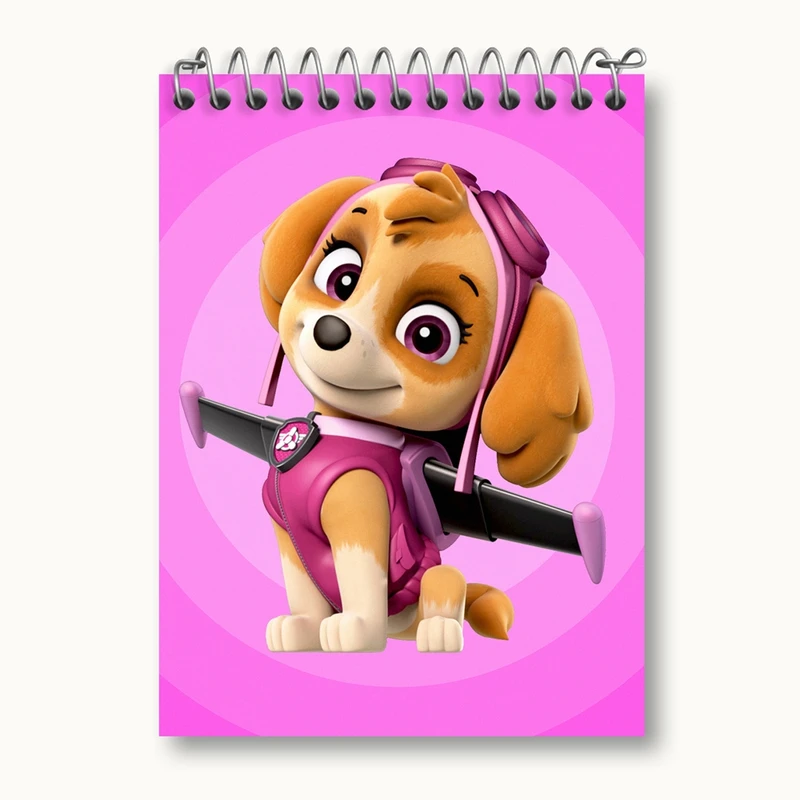 دفتر یادداشت 50 برگ خندالو مدل سگ های نگهبان Paw Patrol کد 3135