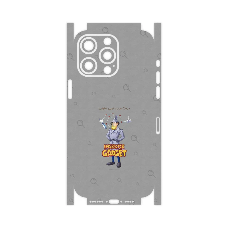 برچسب پوششی ماهوت مدل Inspector Gadget-FullSkin مناسب برای گوشی موبایل اپل iPhone 15 Pro Max