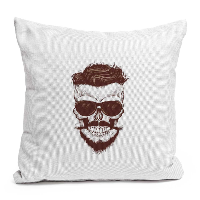 کاور کوسن کارنیلا طرح جمجمه و عینک آفتابی مدل knc301