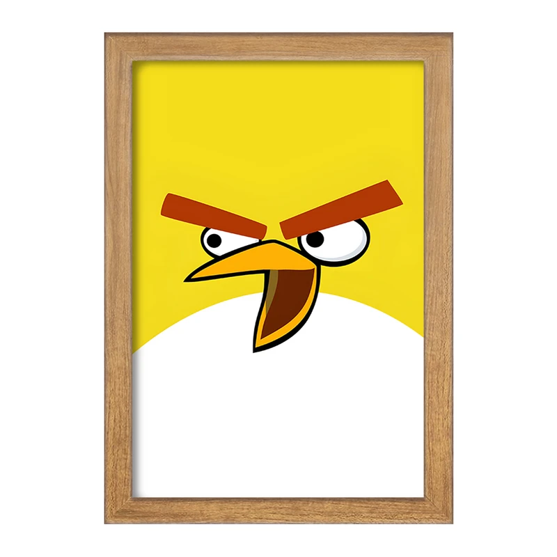 تابلو خندالو مدل پرندگان خشمگین (Angry Birds) کد F3308