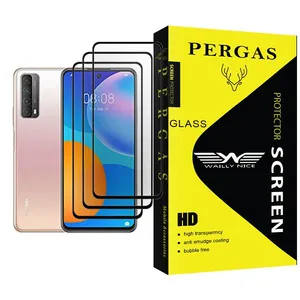 Waily Nice Pergas Glass MIX003 Screen Protector For Huawei P smart 2021 Pack Of 3