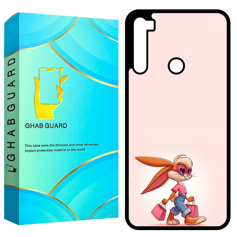 کاور قاب گارد طرح خرگوش مدل GCHPN8 مناسب برای گوشی موبایل شیائومی Redmi Note 8 / Redmi Note 8 2021