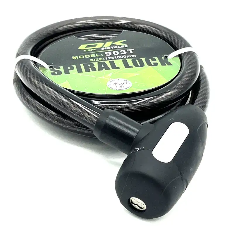 قفل دوچرخه اوکی مدل ضداسید 12-100 کد 997