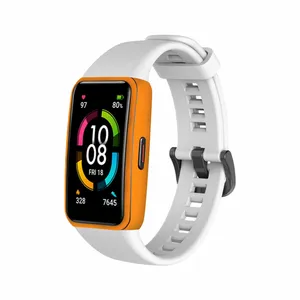 MAHOOT Matte-Orange Cover Sticker for Huawei band 6 Smartwatch