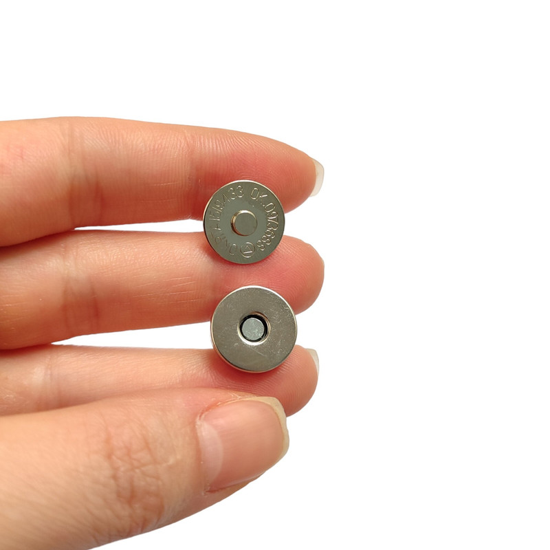 دکمه آهنربایی مدل 1.5CM-Steel بسته 6 عددی