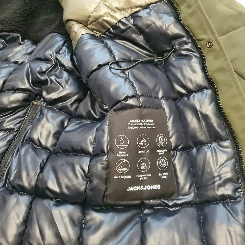 کاپشن مردانه جک اند جونز مدل BIG Parka 121962