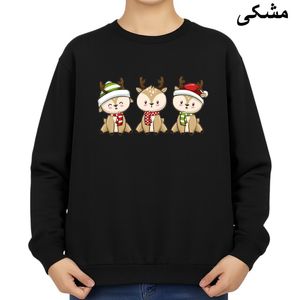 سویشرت زنانه مدل گوزن کریسمس کد v9