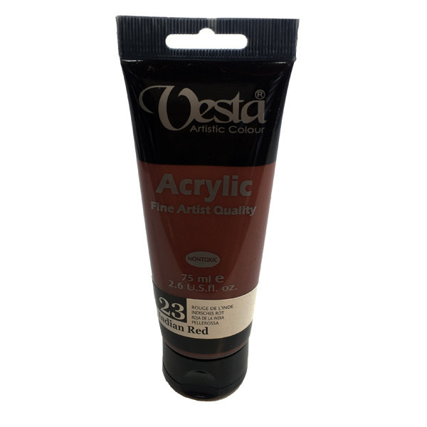 رنگ اکریلیک وستا مدل indian red 23