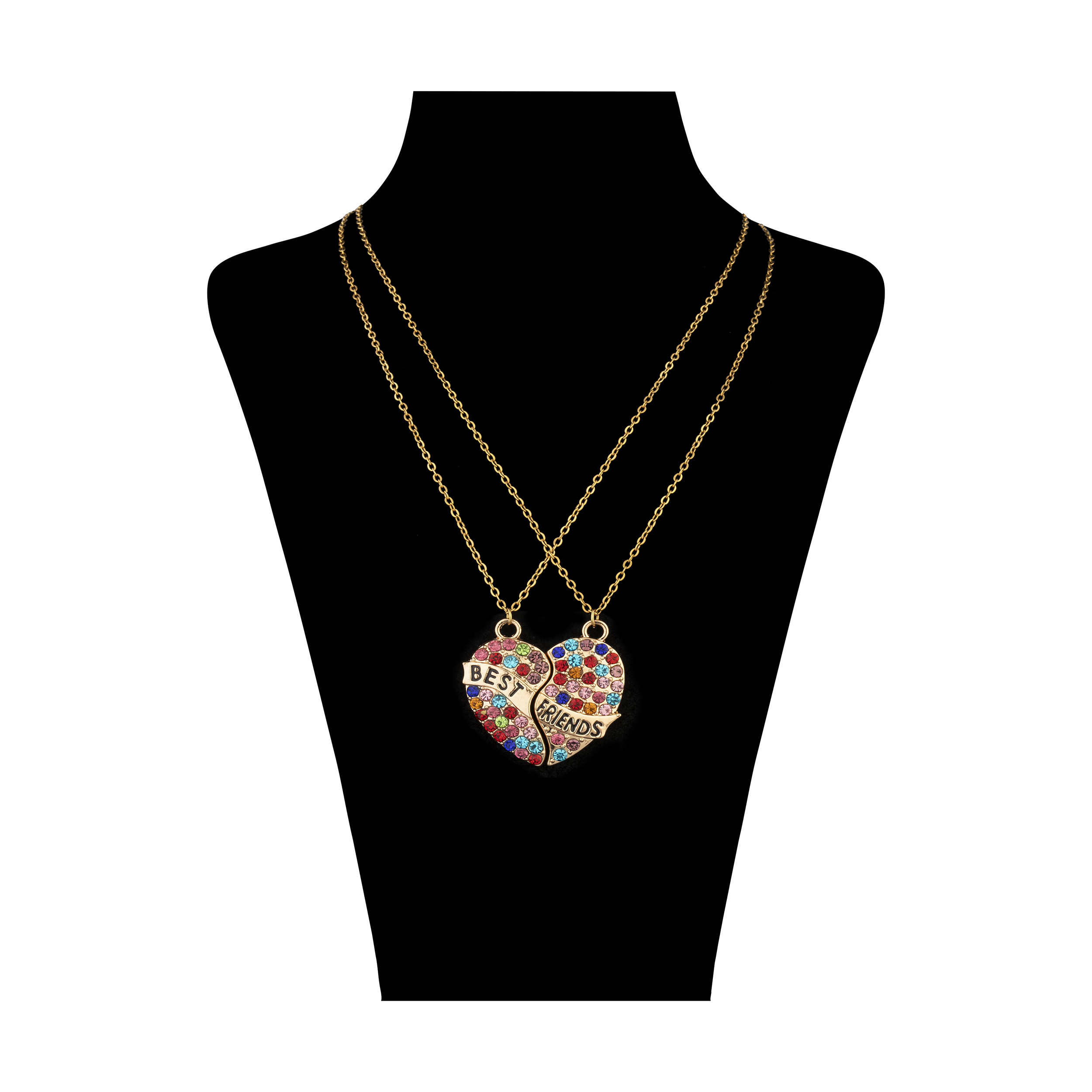 گردنبند دخترانه مدل Best friends کد 53 بسته 2 عددی گردنبند دخترانه مدل Best friends کد 53 بسته 2 عددی