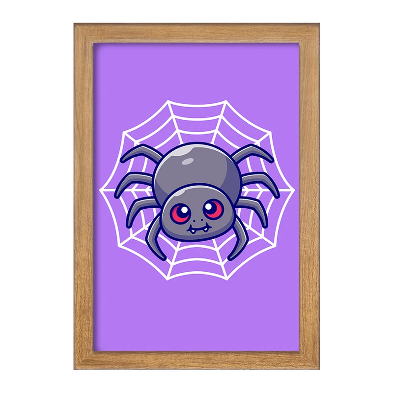 تابلو خندالو مدل حیوانات بامزه عنکبوت کد 29631