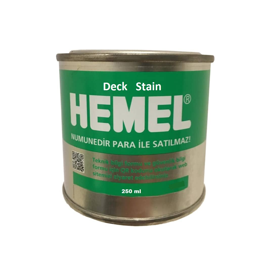 رنگ ترموود و چوب ساج همل مدل Teak Deck Stain حجم 250 میلی لیتر