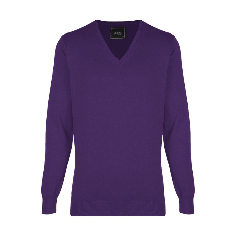 پلیور مردانه ال سی من مدل 09315823-Purple