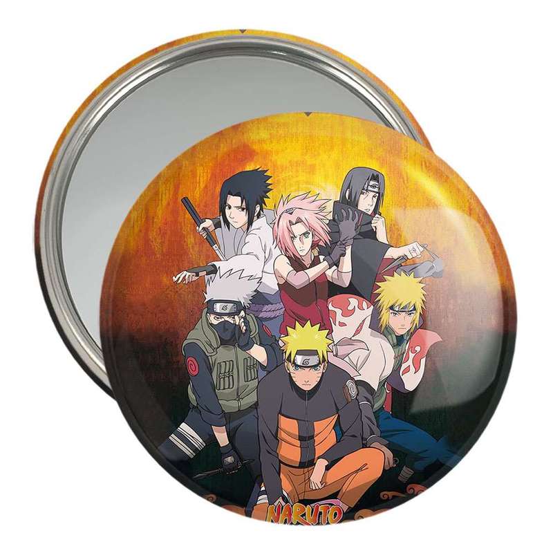 آینه جیبی خندالو طرح انیمه ناروتو Naruto  کد 4922