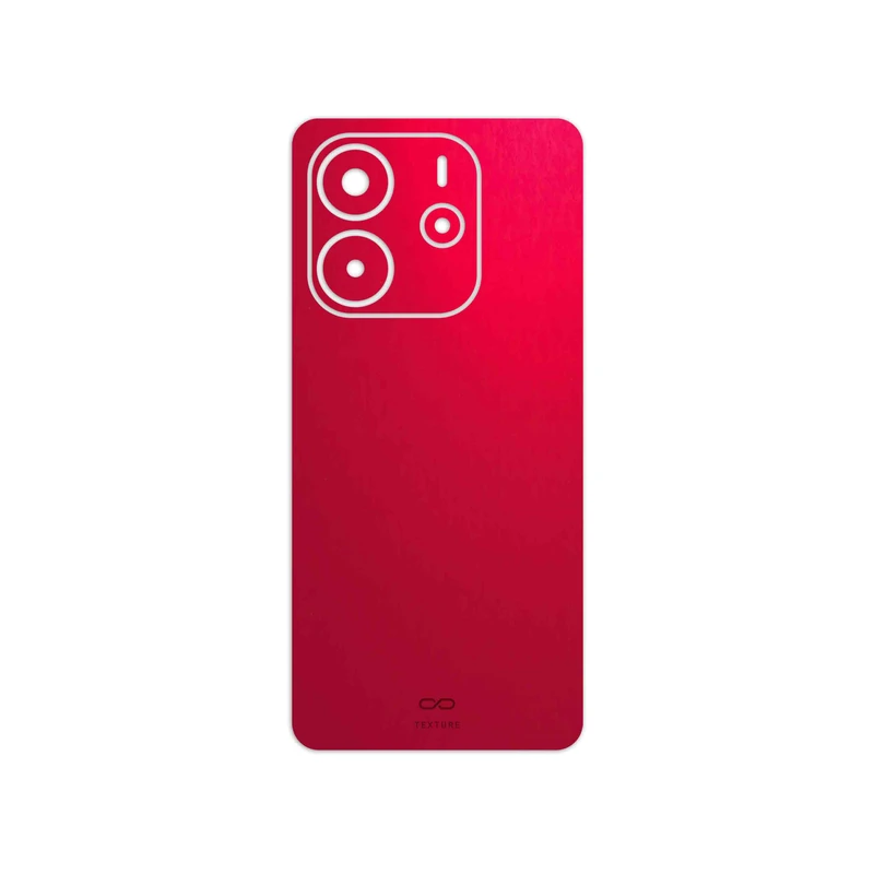 برچسب پوششی ماهوت مدل Matte-Warm-Red مناسب برای گوشی موبایل شیائومی Redmi Note 14 4G