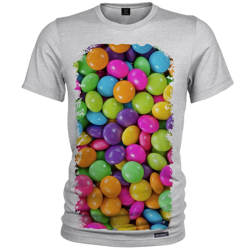 تی شرت آستین کوتاه مردانه 27 مدل Colorful Candy کد MH1169