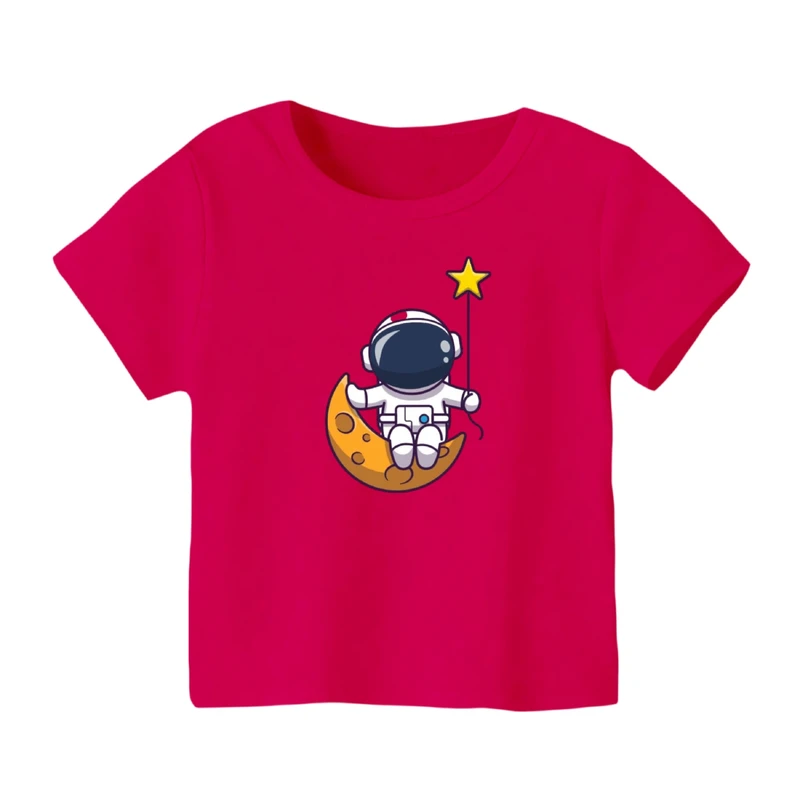 تی شرت آستین کوتاه بچگانه مدل فضانورد کد ۱۴