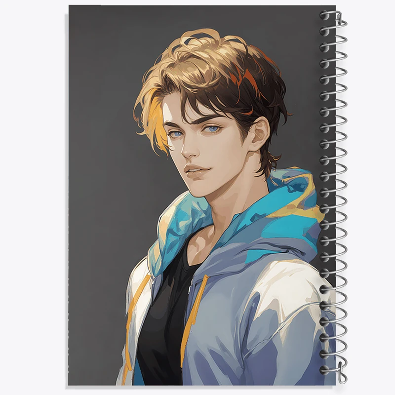 دفتر نت موسیقی 50 برگ خندالو مدل پسر انیمه ای کد N1411