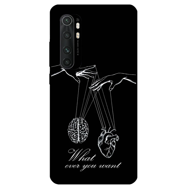 کاور مگافون طرح فکر و احساس مدل 1899 مناسب برای گوشی موبایل شیائومی Mi Note 10 Lite 