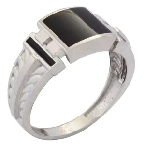 انگشتر طلا 18 عیار مردانه طلای مستجابی مدل اسپرلوس کد 4061 سایز 60